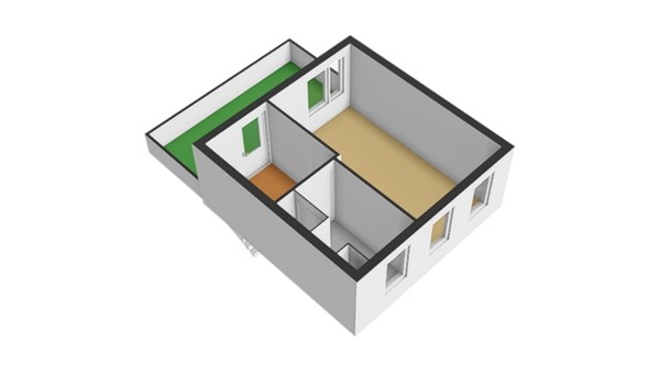 Floorplan - Loevestein 76, 3328 JL Dordrecht